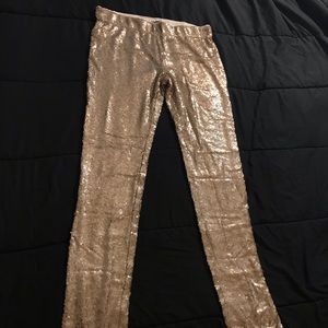 GOLD SEQUIN PANTS!